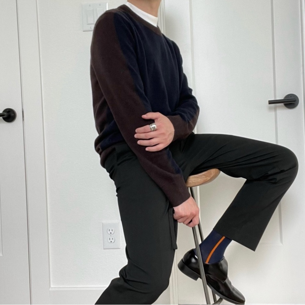 COS Men's Crewneck Wool Knit Sweater Sz S